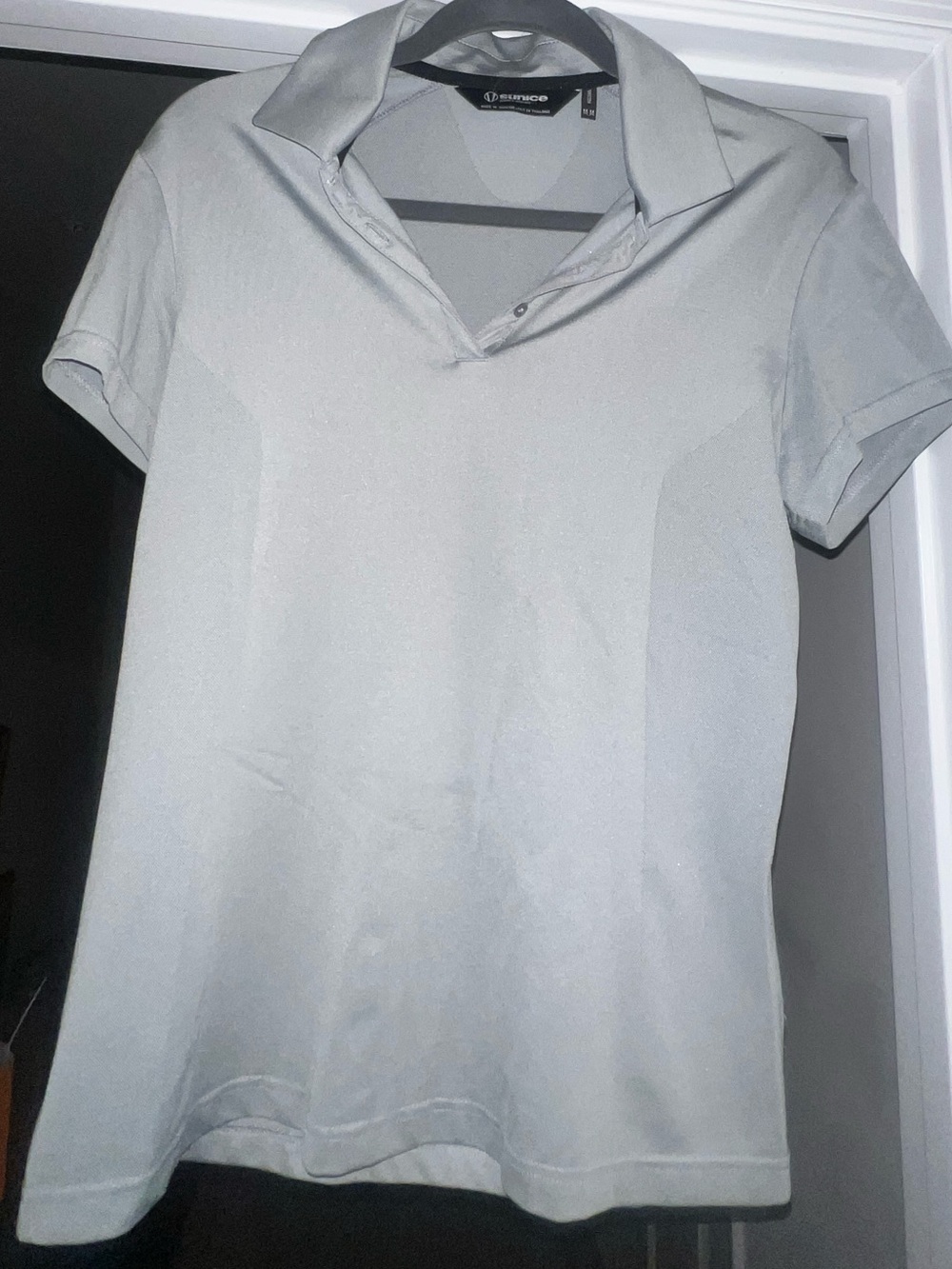 Sunice Light Gray Branded Golf Polo